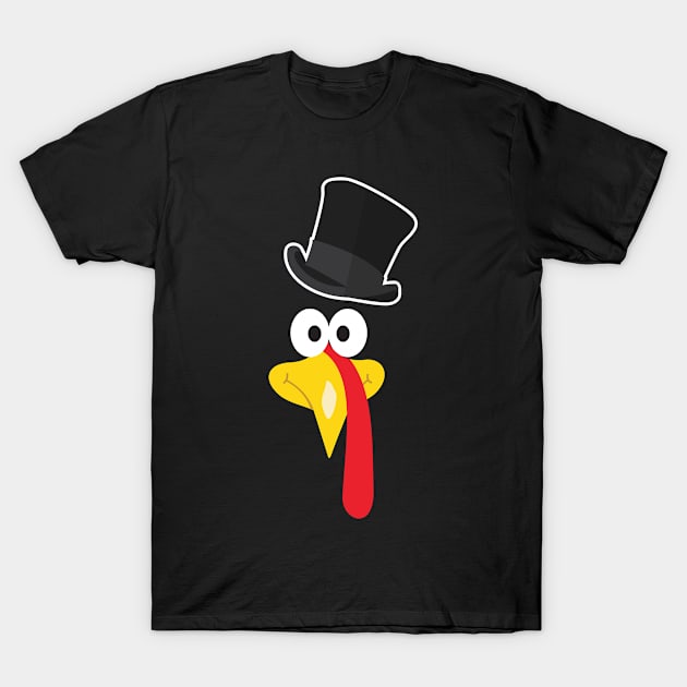 Gobble Funny Turkey Thanksgiving I Cool Feast Day T-Shirt by 2blackcherries